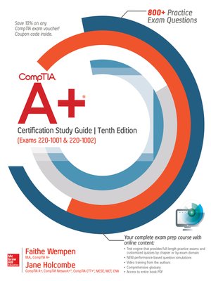 cover image of CompTIA A+ Certification Study Guide (Exams 220-1001 & 220-1002)